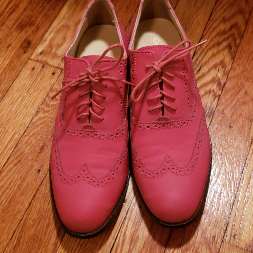 Cole Haan Oxfords made of reflective material